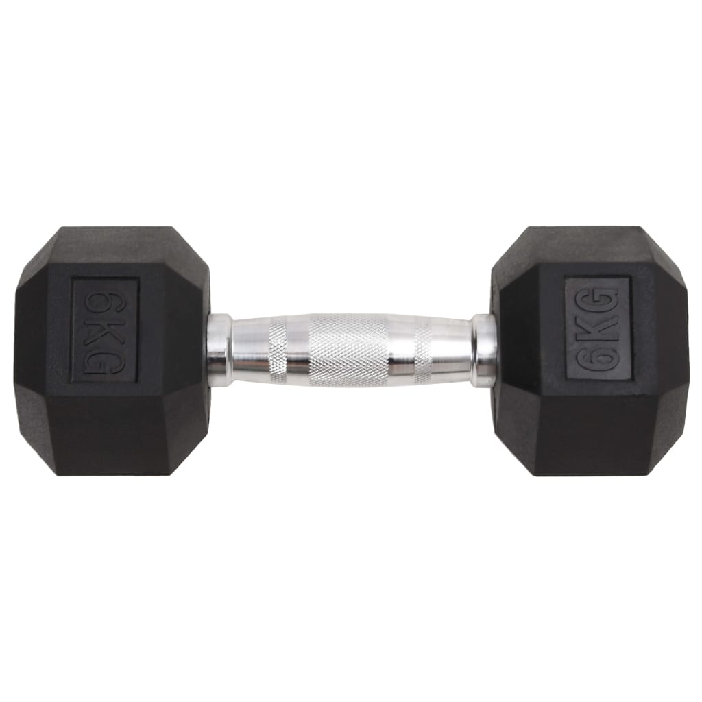 vidaXL Hantle, 2 szt., 12 kg, całkowite żeliwo
