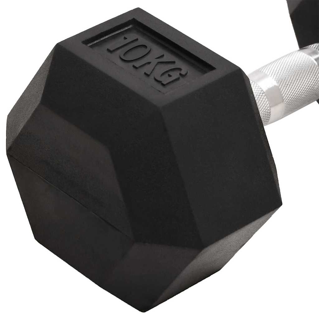 vidaXL Hantle, 2 szt., 20 kg, całkowite żeliwo