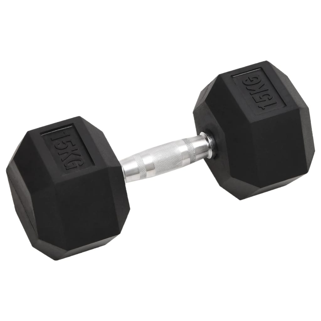 vidaXL Hantle, 2 szt., 30 kg, całkowite żeliwo