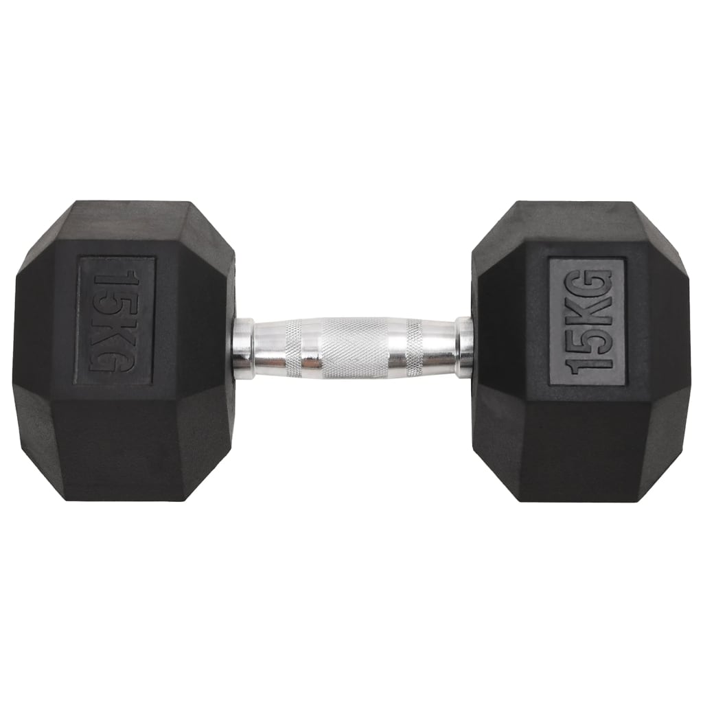 vidaXL Hantle, 2 szt., 30 kg, całkowite żeliwo