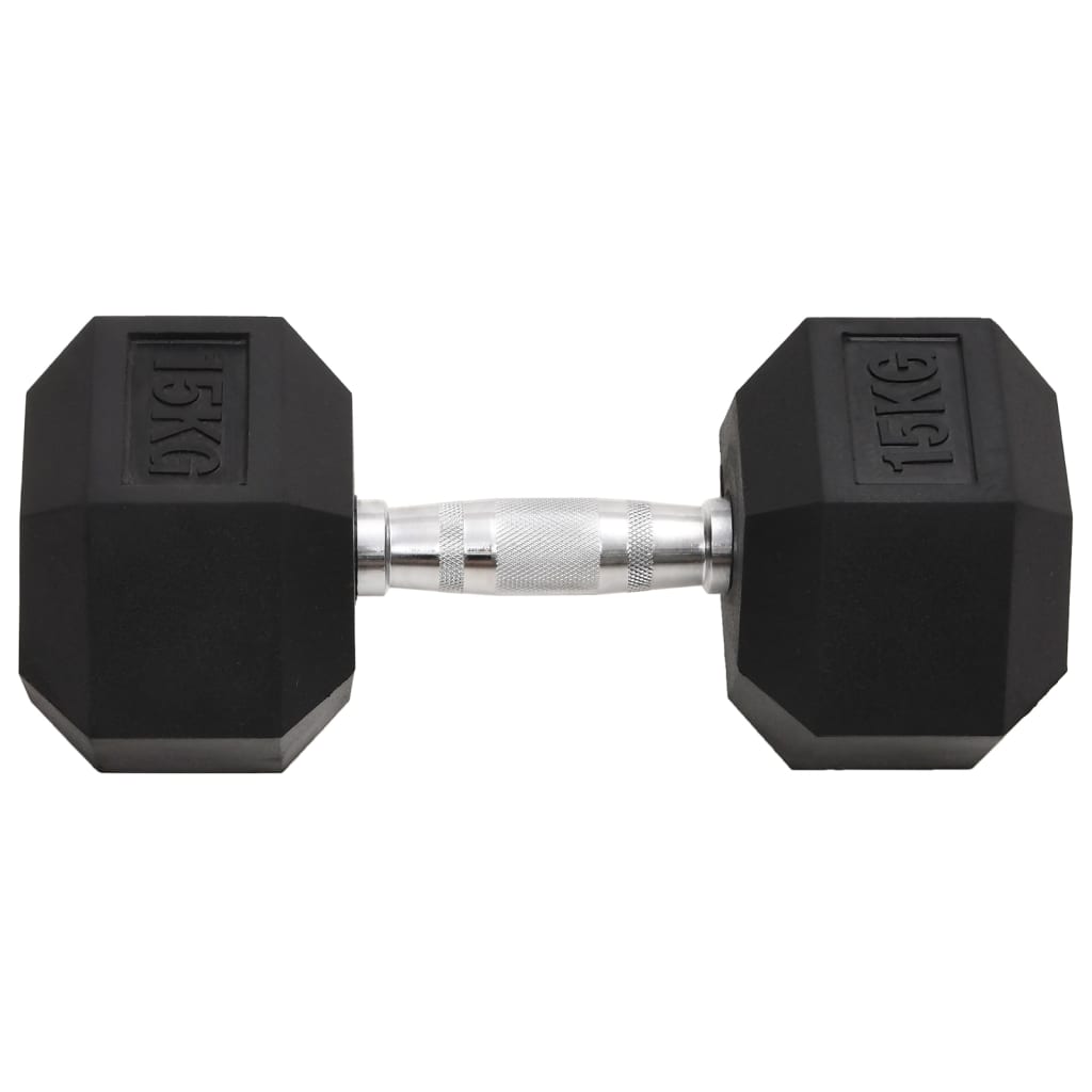 vidaXL Hantle, 2 szt., 30 kg, całkowite żeliwo