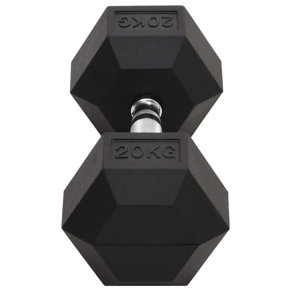 vidaXL Hantel, 20 kg, żeliwo