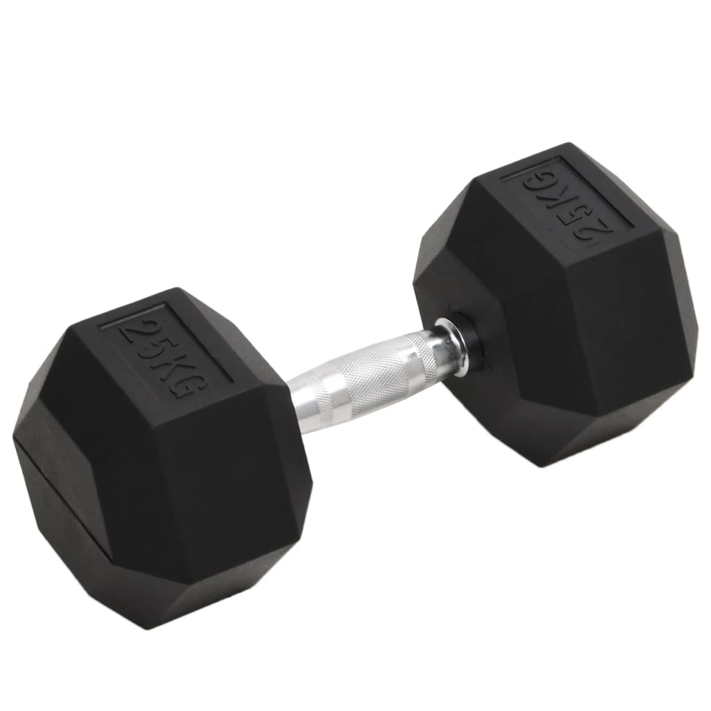 vidaXL Hantel, 25 kg, żeliwo