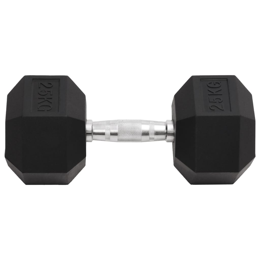 vidaXL Hantel, 25 kg, żeliwo