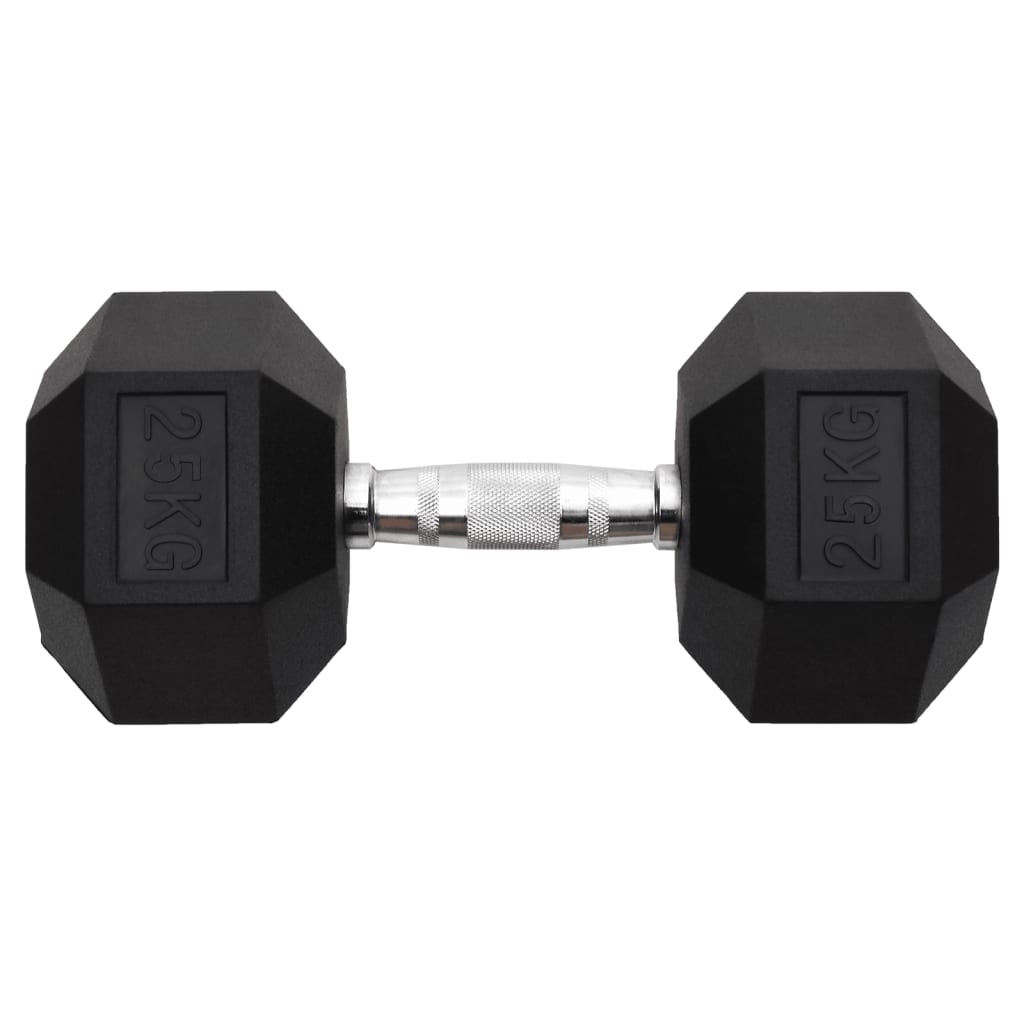 vidaXL Hantel, 25 kg, żeliwo