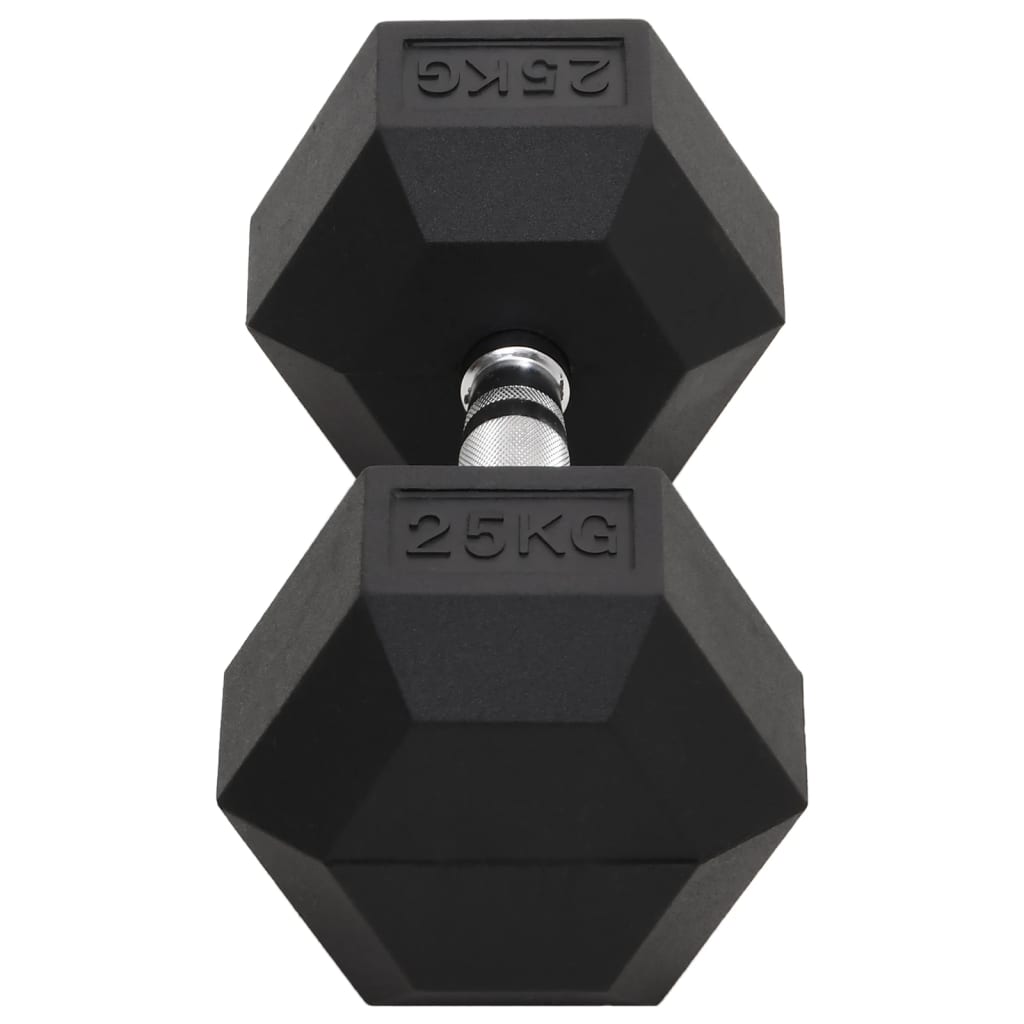 vidaXL Hantel, 25 kg, żeliwo
