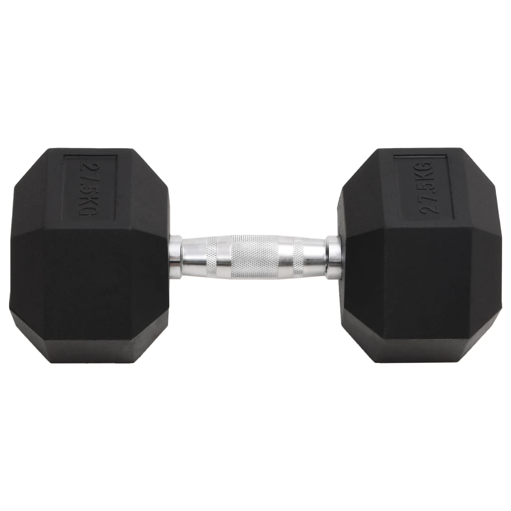 vidaXL Hantel, 27,5 kg, żeliwo