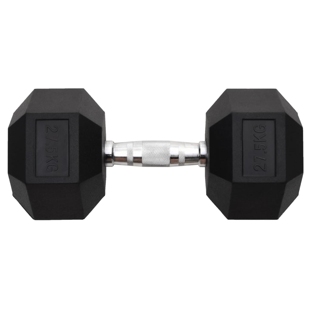 vidaXL Hantel, 27,5 kg, żeliwo