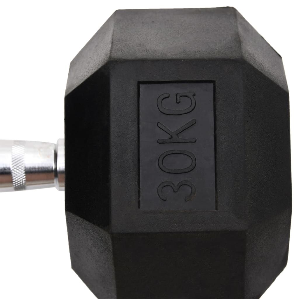 vidaXL Hantel, 30 kg, żeliwo