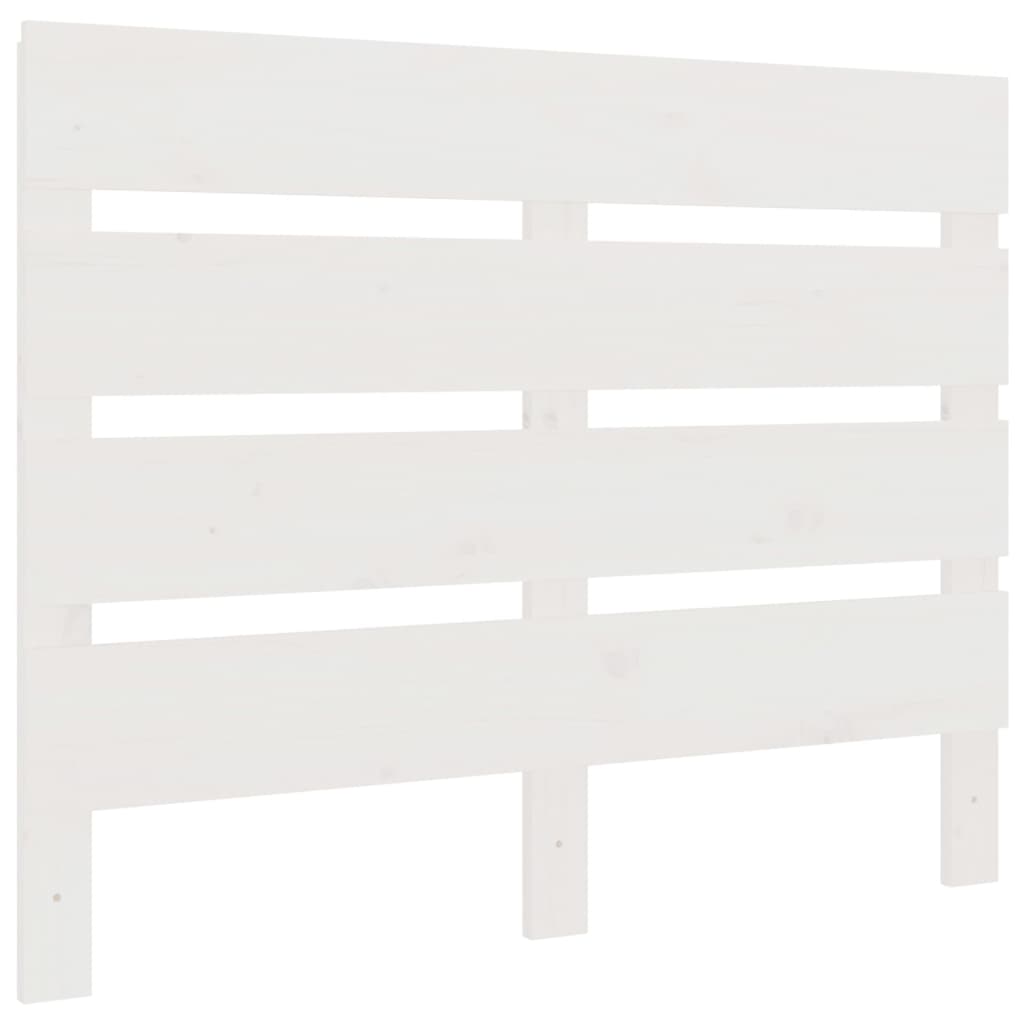 vidaXL Rama łóżka bez materaca, biała, 75x190 cm, lite drewno sosnowe