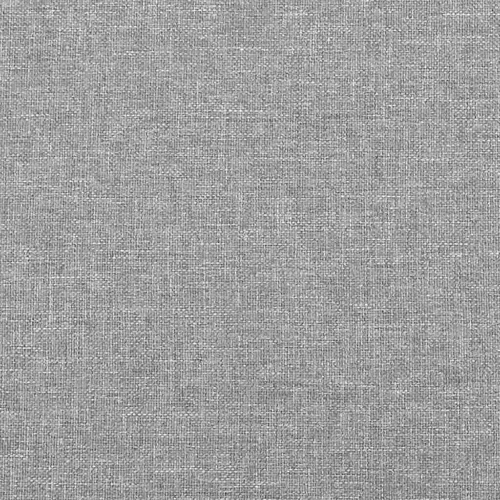 vidaXL Materac kieszeniowy, średnia twardość, jasnoszary, 137x190x20 cm, tkanina