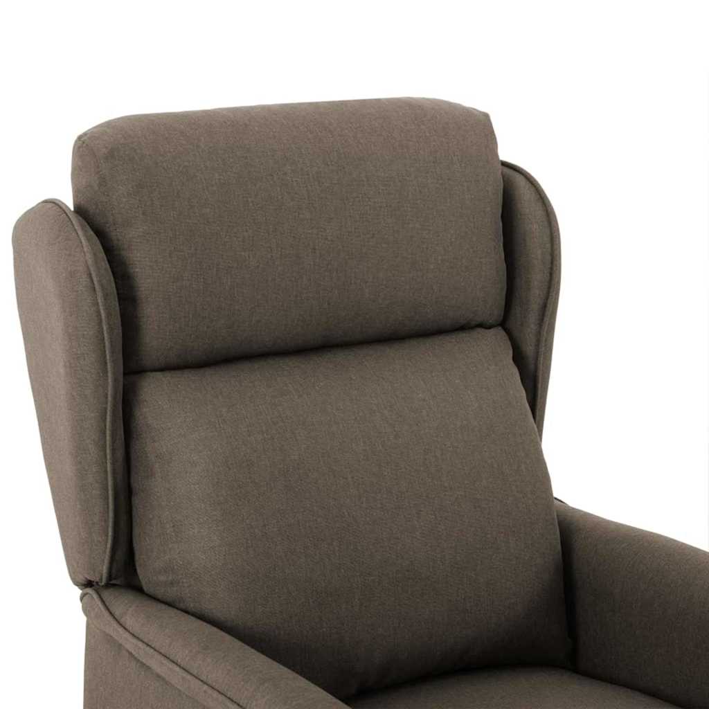 vidaXL Fotel do masażu Ciemnoszary 93.5 x 67.5 x 101.5 cm tkanina