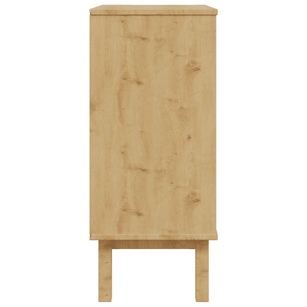 vidaXL Komoda OTTA, 76,5x39,5x90 cm, lite drewno sosnowe