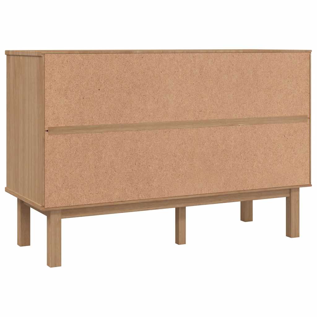 vidaXL Szafka z szufladami OTTA, 111x43x73,5 cm, lite drewno sosnowe
