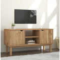 vidaXL Szafka pod TV OTTA, 113,5x43x57 cm, lite drewno sosnowe