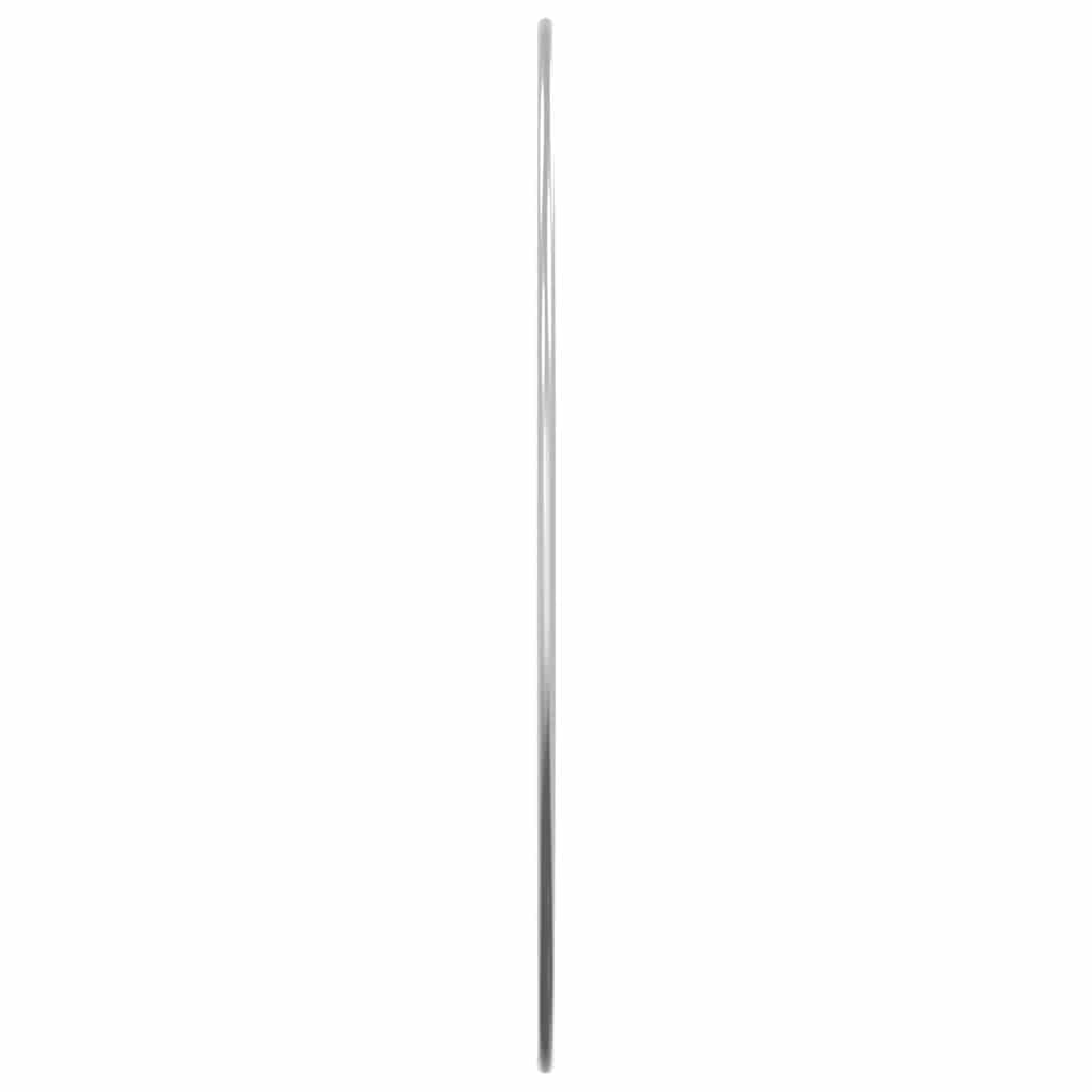 vidaXL Lustro ścienne, srebrne, Ø 50 cm, okrągłe
