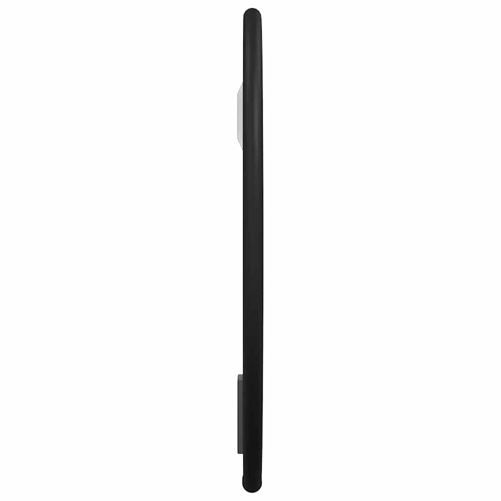 vidaXL Lustro ścienne, czarne, Ø 20 cm, okrągłe