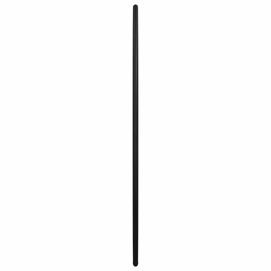 vidaXL Lustro ścienne, czarne, Ø 40 cm, okrągłe