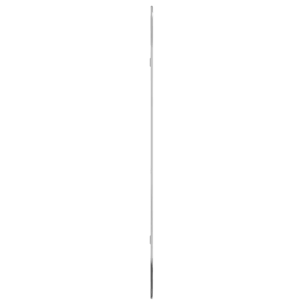 vidaXL Lustro ścienne, srebrne, 100x45 cm, owalne