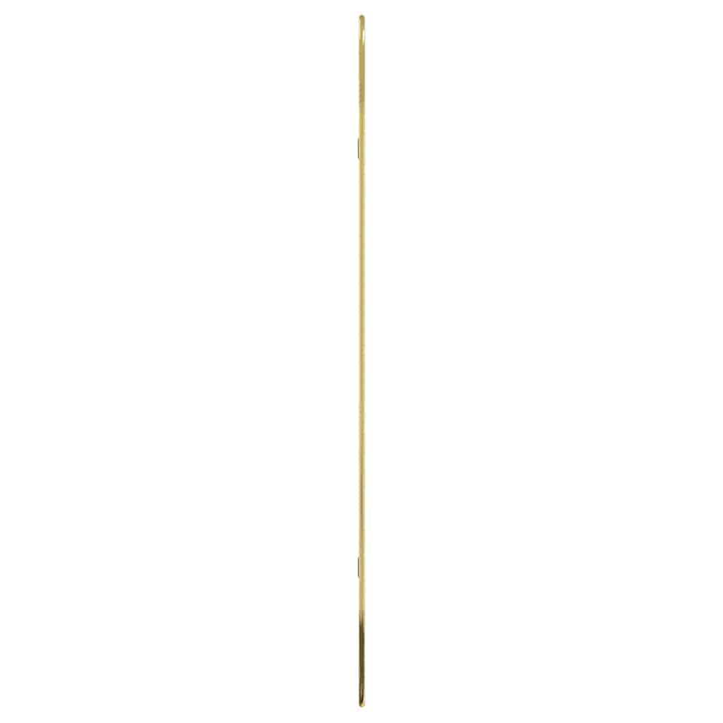 vidaXL Lustro ścienne, złote, 100x45 cm, owalne