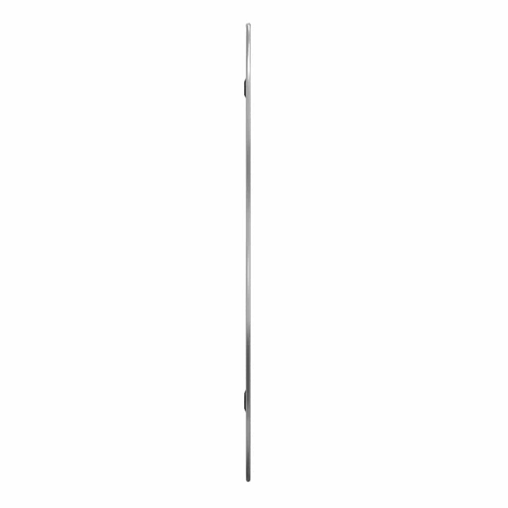 vidaXL Lustro ścienne, srebrne, 100x45 cm