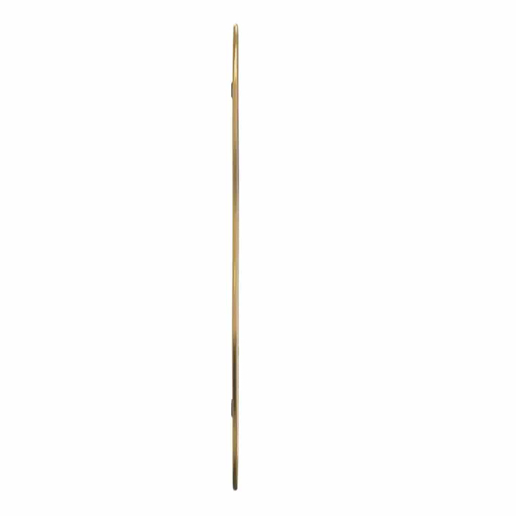 vidaXL Lustro ścienne, złote, 80x35 cm