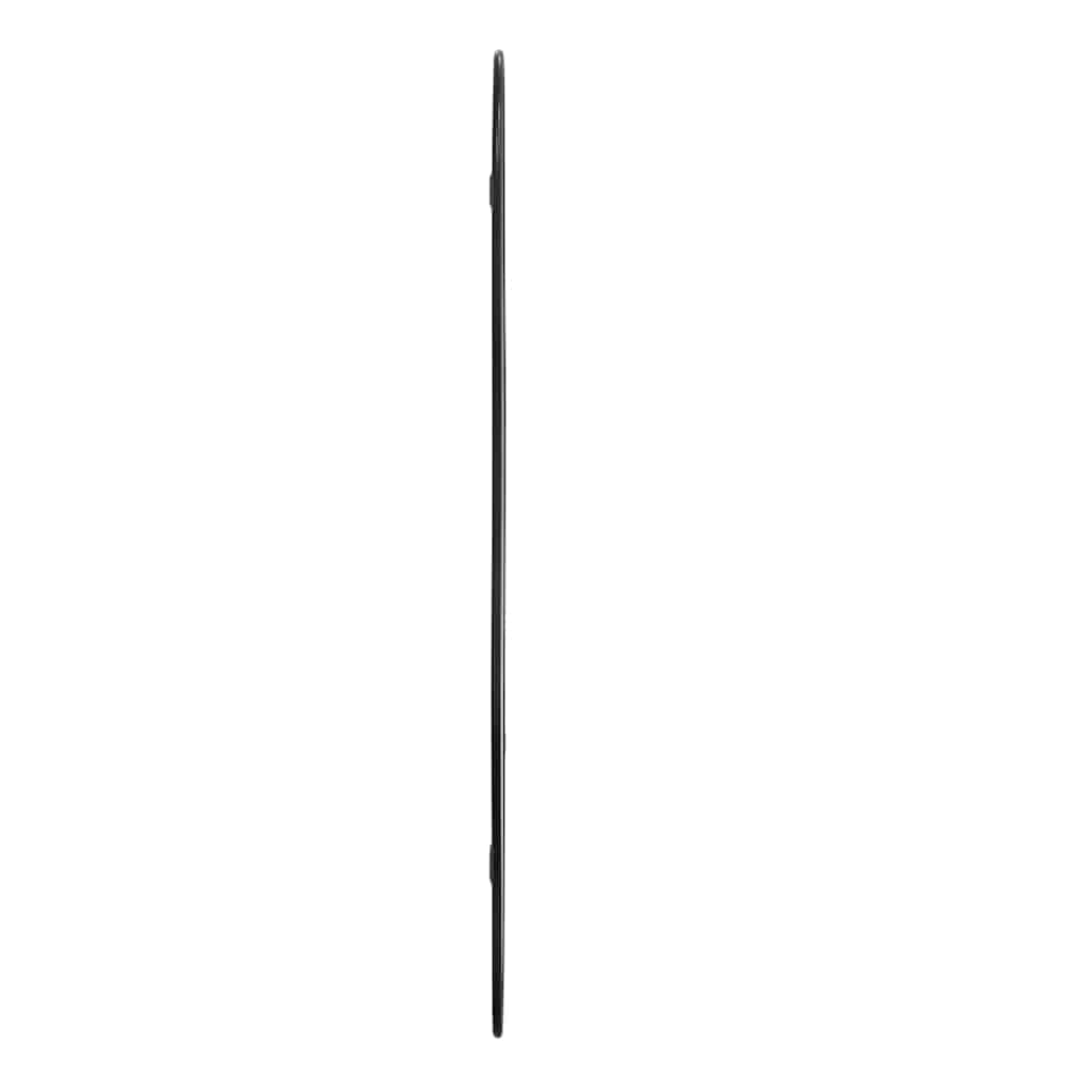 vidaXL Lustro ścienne, czarne, 100x45 cm