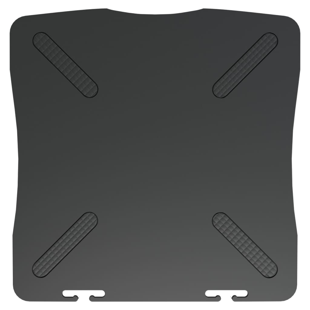 vidaXL Podstawka pod monitor, czarna, 33,5x34x10,5 cm