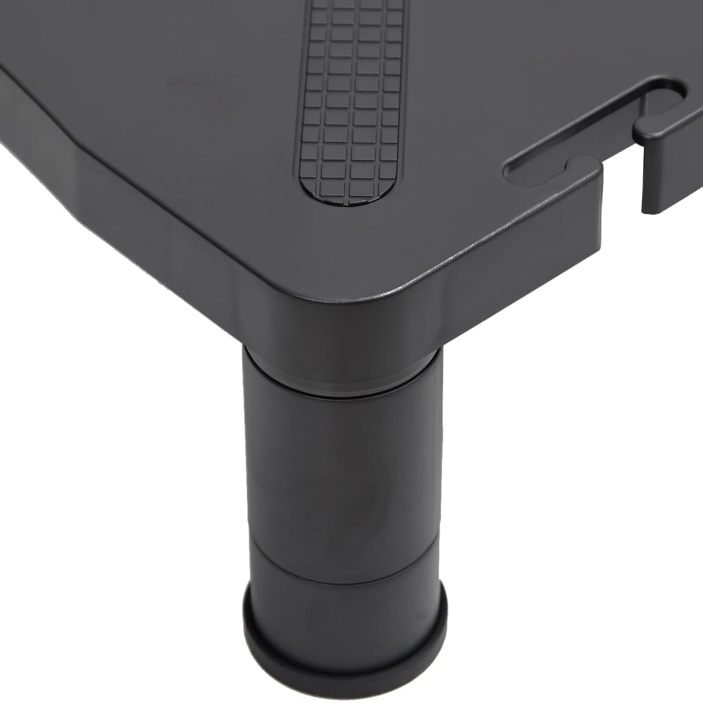 vidaXL Podstawka pod monitor, czarna, 33,5x34x10,5 cm