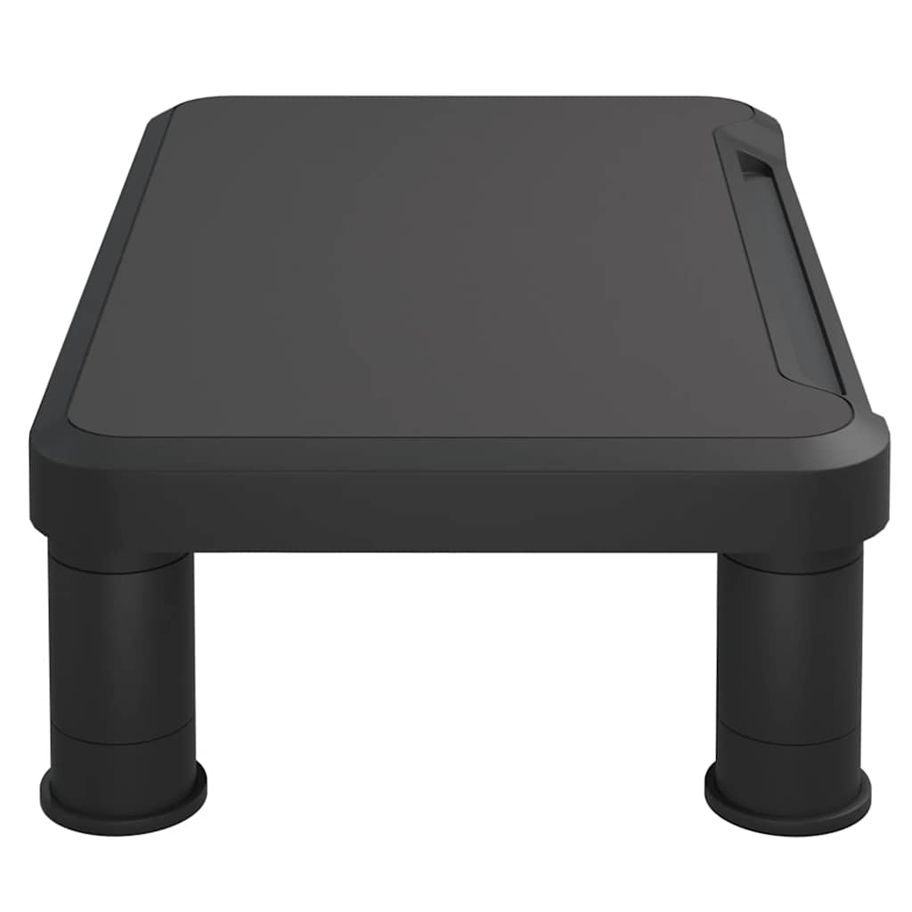 vidaXL Podstawka pod monitor, czarna, 38x24x10,5 cm