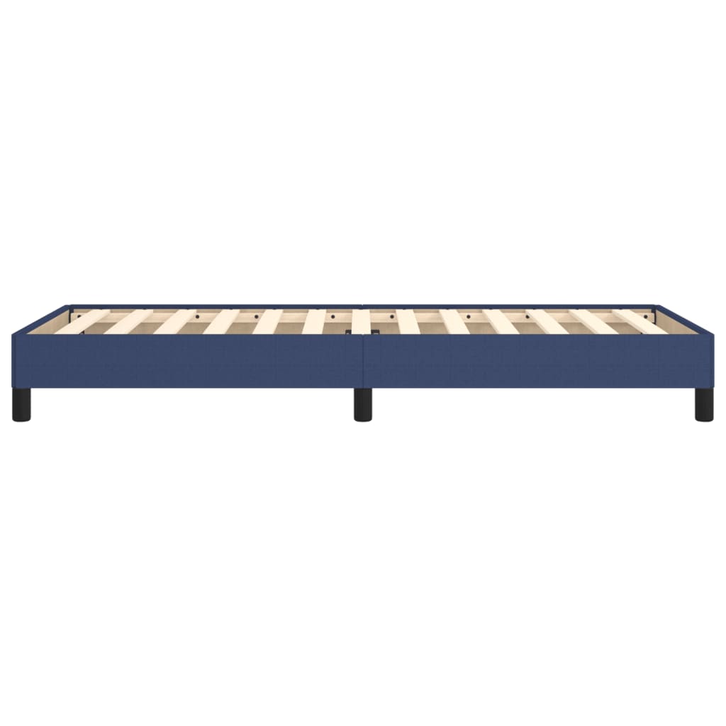 vidaXL Rama łóżka bez materaca Niebieska 80x200 cm Tkanina