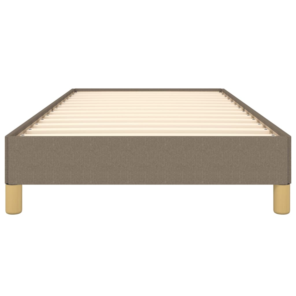 vidaXL Rama łóżka bez materaca Taupe 80x200 cm Tkanina