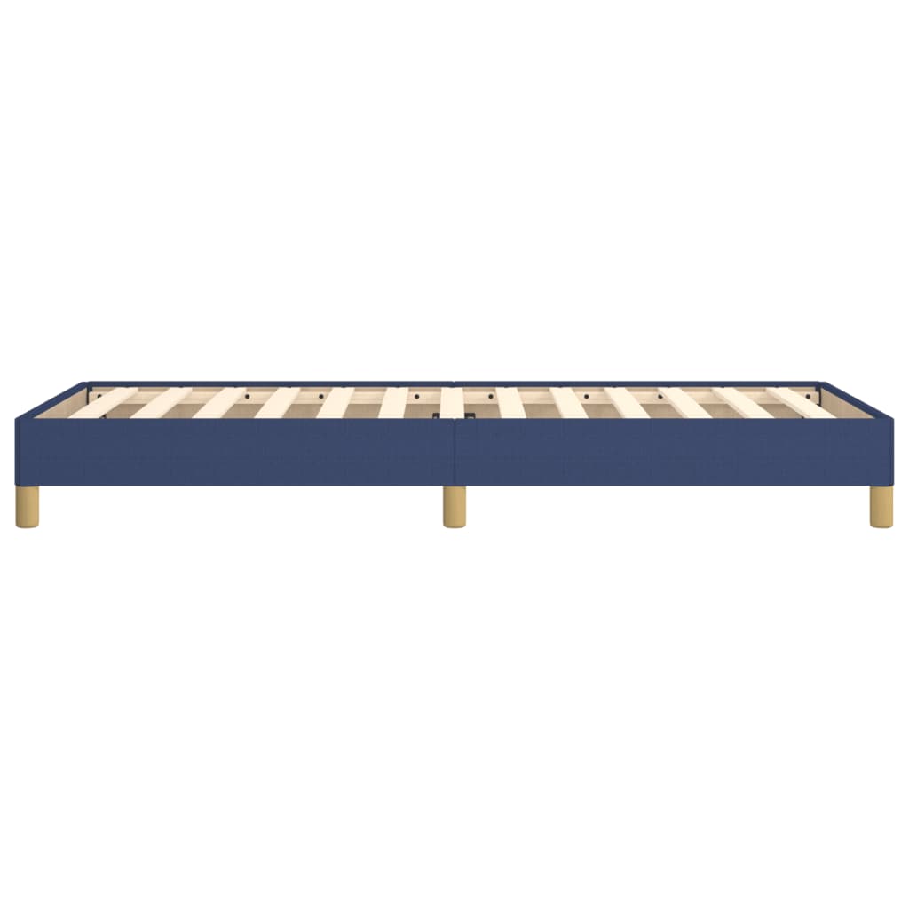 vidaXL Rama łóżka bez materaca Niebieska 80x200 cm Tkanina