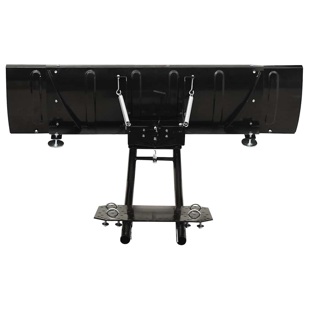vidaXL Pług śnieżny do quada, 150x38 cm, czarny