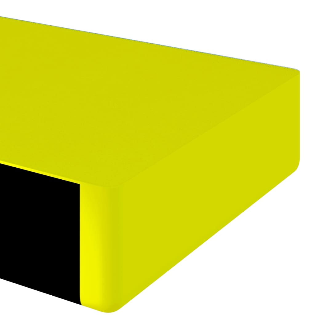 vidaXL Ochraniacze na narożnik, 2 szt., żółto-czarne, 6x2x101,5 cm, PU