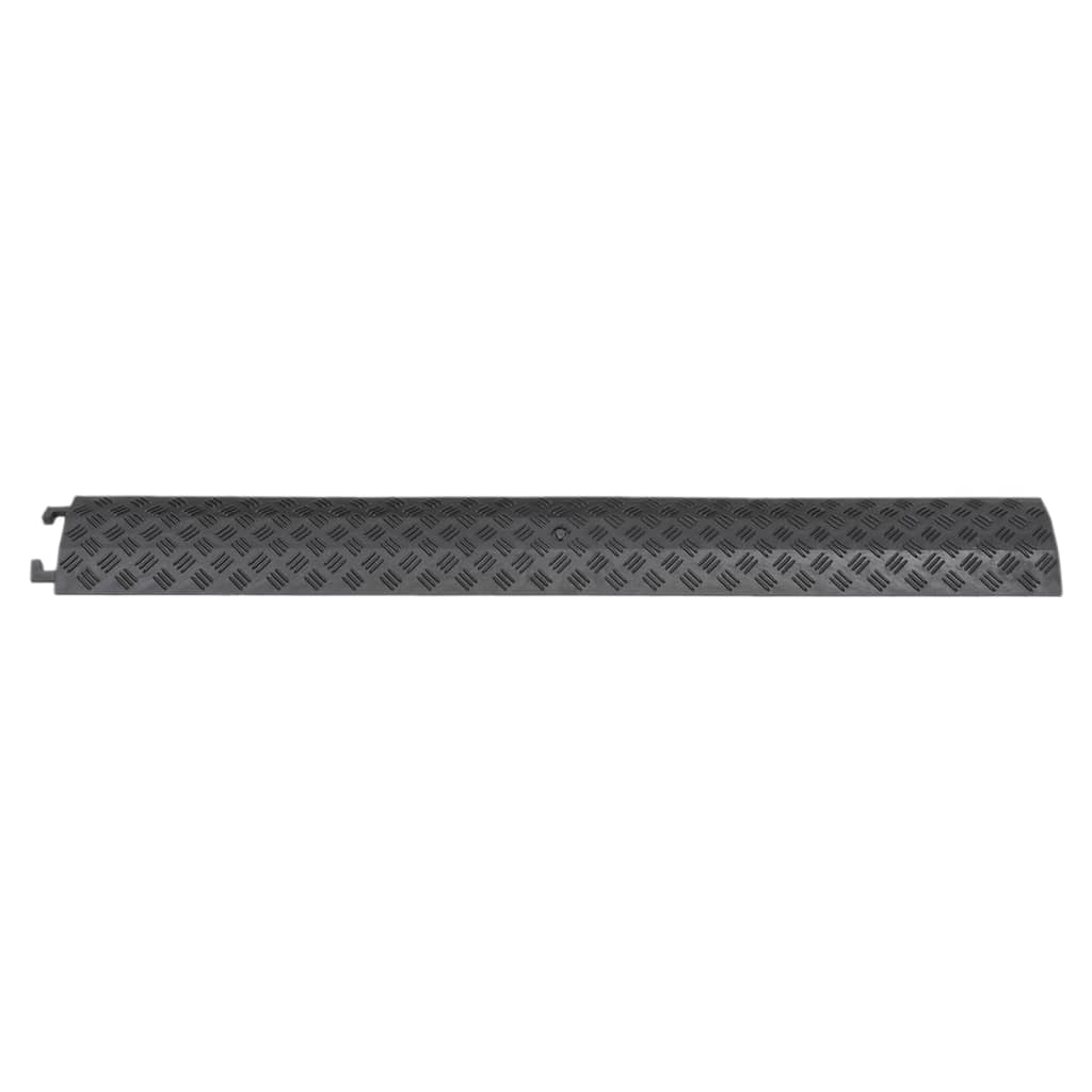 vidaXL Najazdy kablowe, 2 szt., 98,5 cm, czarne