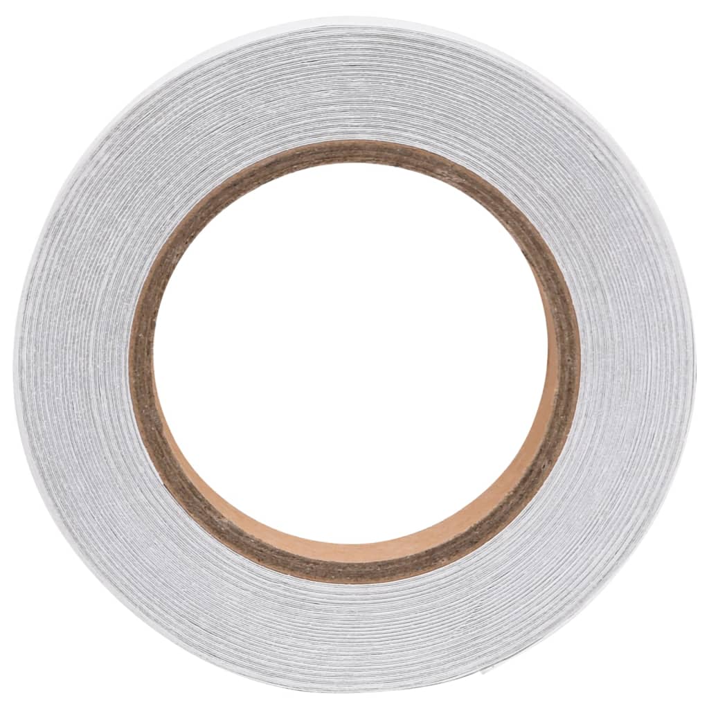 vidaXL Taśma odblaskowa, biały, 2,5 cm x 20 m, PVC