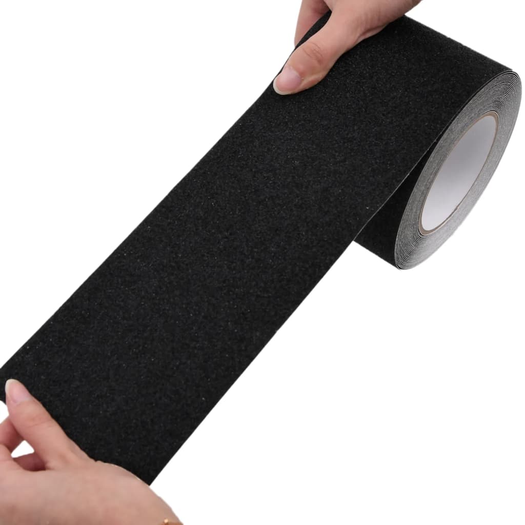 vidaXL Taśma antypoślizgowa, czarna, 0,1x10 m, PVC