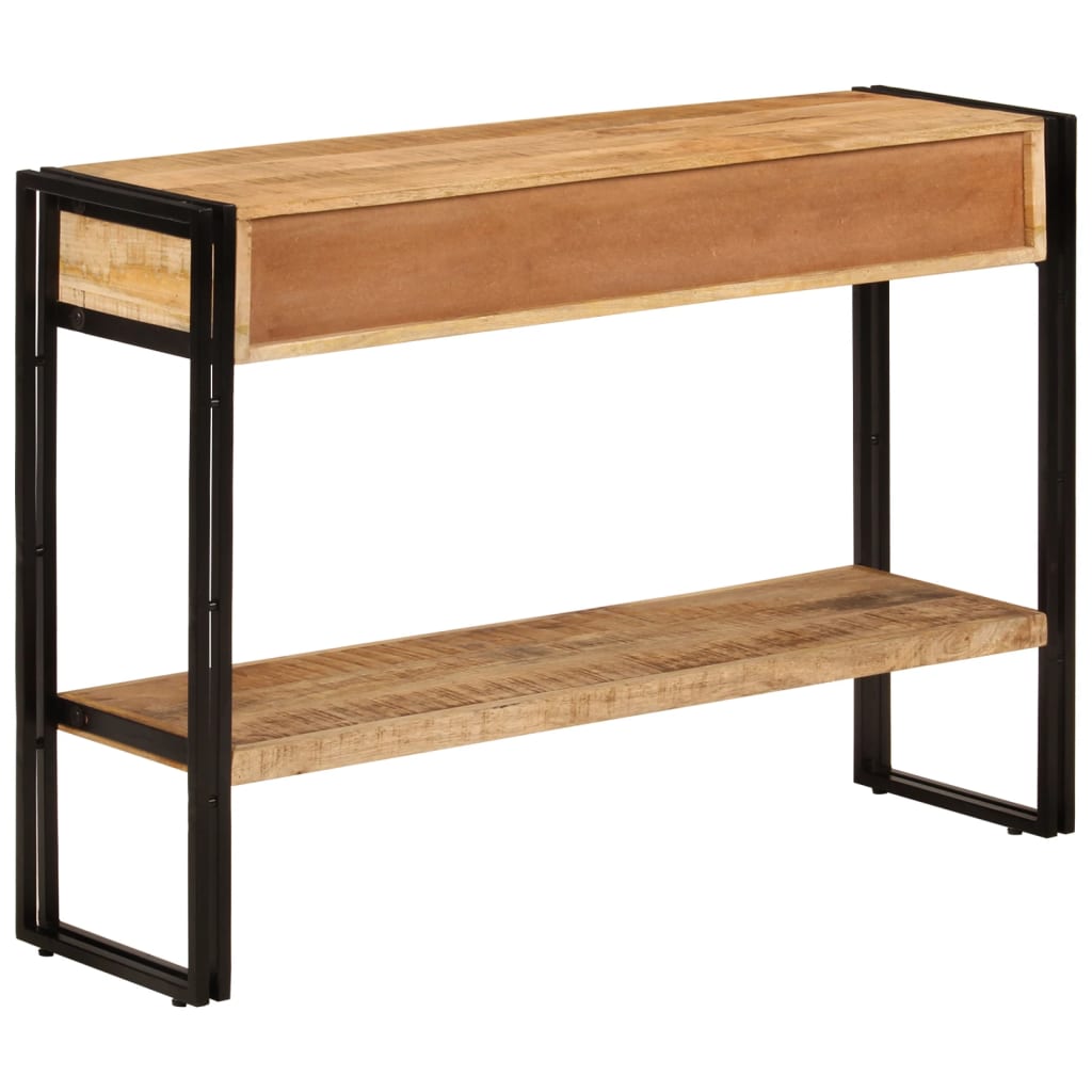 vidaXL Stolik konsolowy, 110x30x76 cm, lite drewno mango