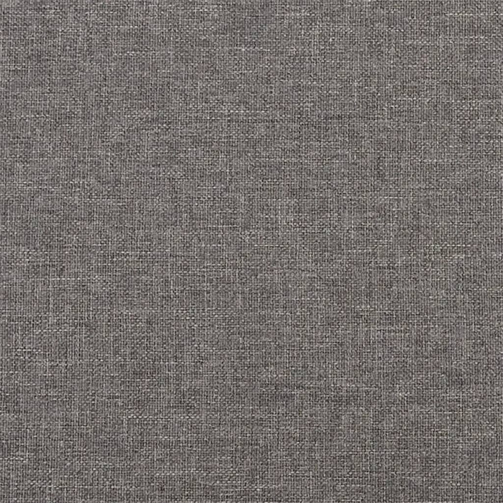 vidaXL Sofa 3-osobowa, ciemnoszara, 210 cm, tapicerowana tkaniną