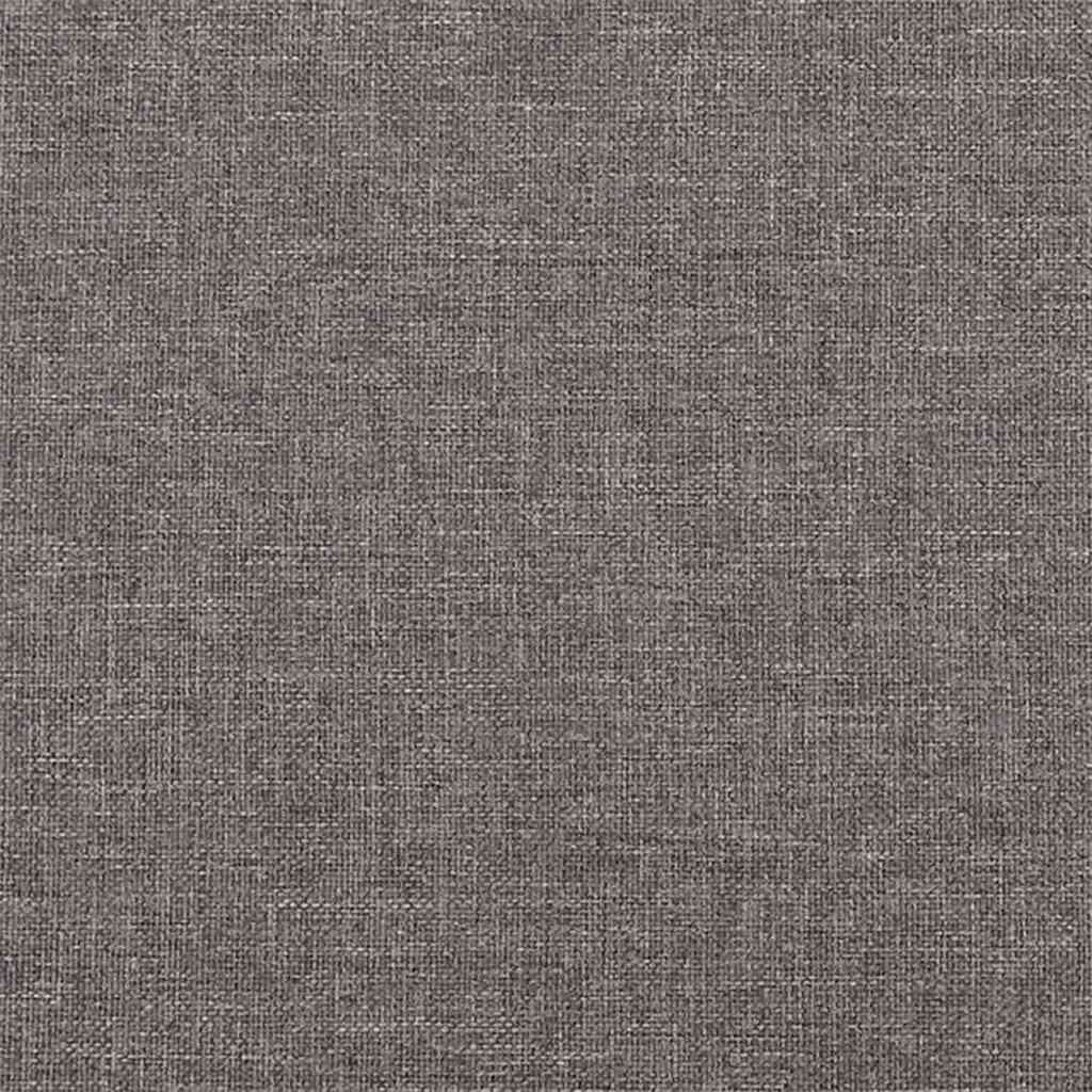 vidaXL Sofa 3-osobowa, ciemnoszara, 210 cm, tapicerowana tkaniną
