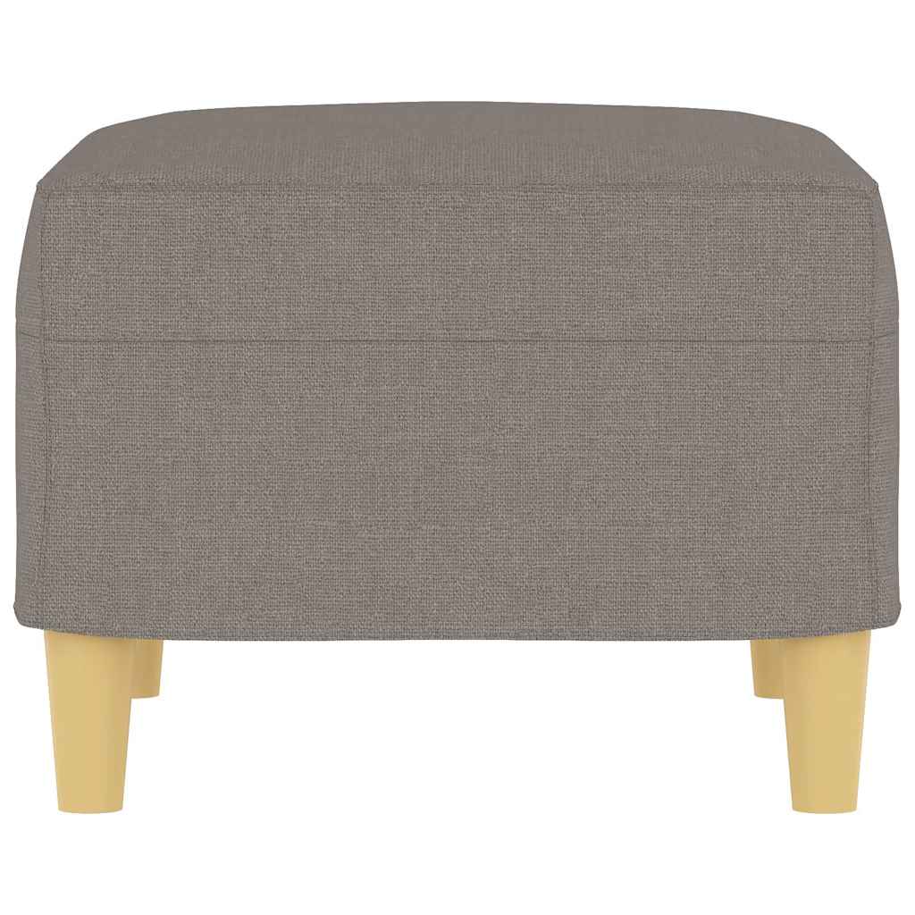 vidaXL Podnóżek, taupe, 60x50x41 cm, tapicerowany tkaniną