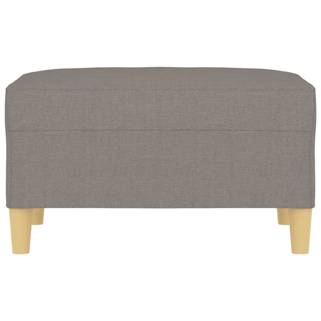 vidaXL Podnóżek, taupe, 70x55x41 cm, tapicerowany tkaniną