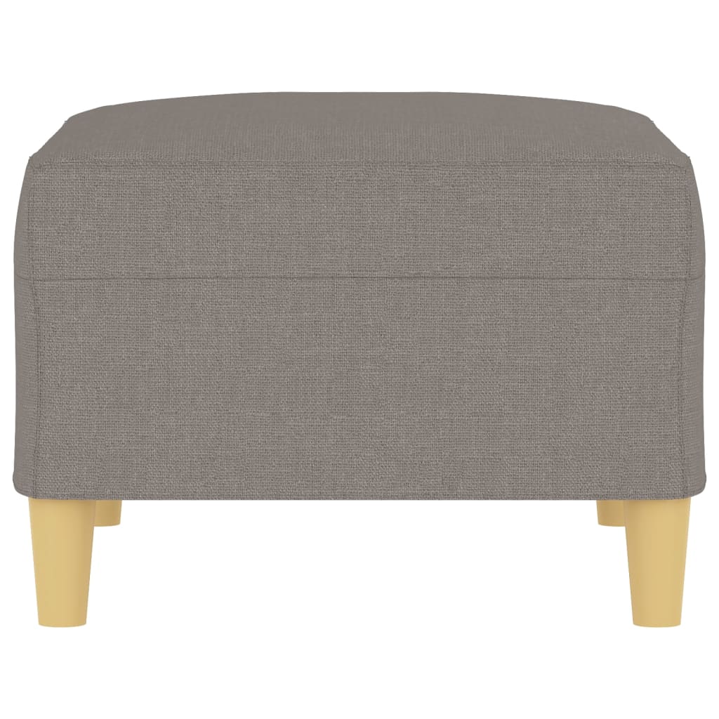 vidaXL Podnóżek, taupe, 70x55x41 cm, tapicerowany tkaniną