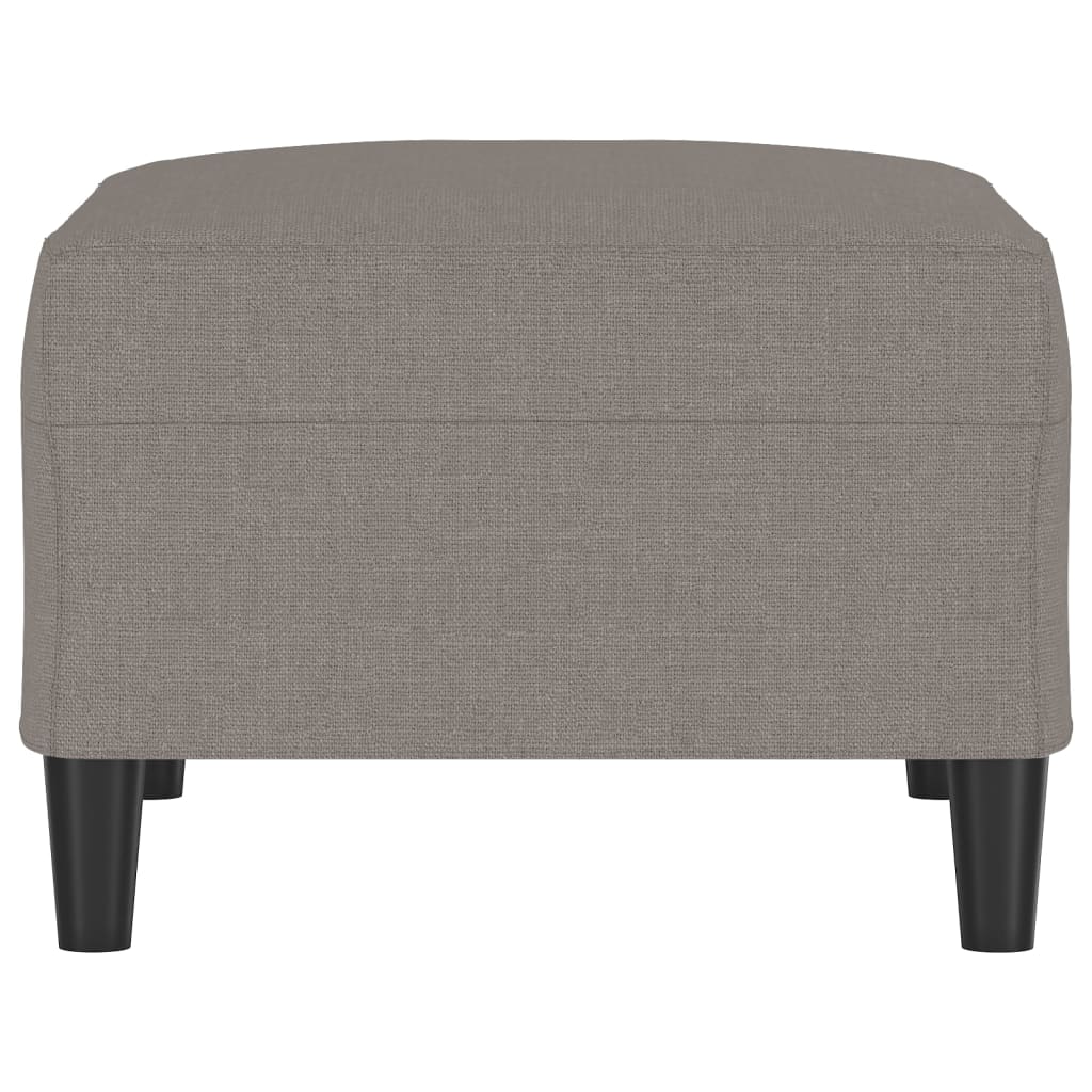 vidaXL Podnóżek, taupe, 70x55x41 cm, tapicerowany tkaniną