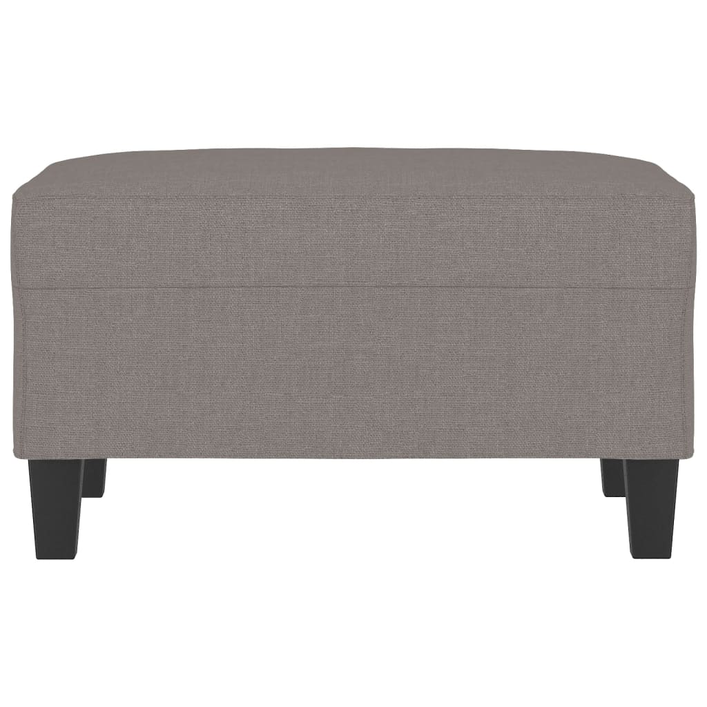 vidaXL Podnóżek, taupe, 70x55x41 cm, tapicerowany tkaniną