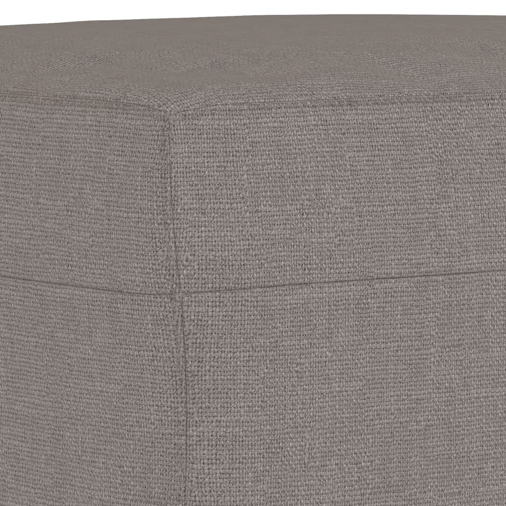 vidaXL Podnóżek, taupe, 70x55x41 cm, tapicerowany tkaniną