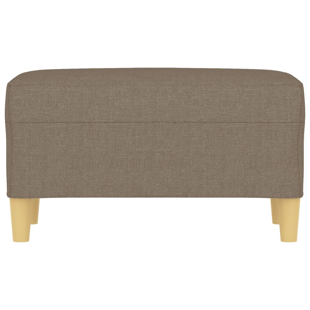 vidaXL Ławka, taupe, 70x35x41 cm, tapicerowana tkaniną