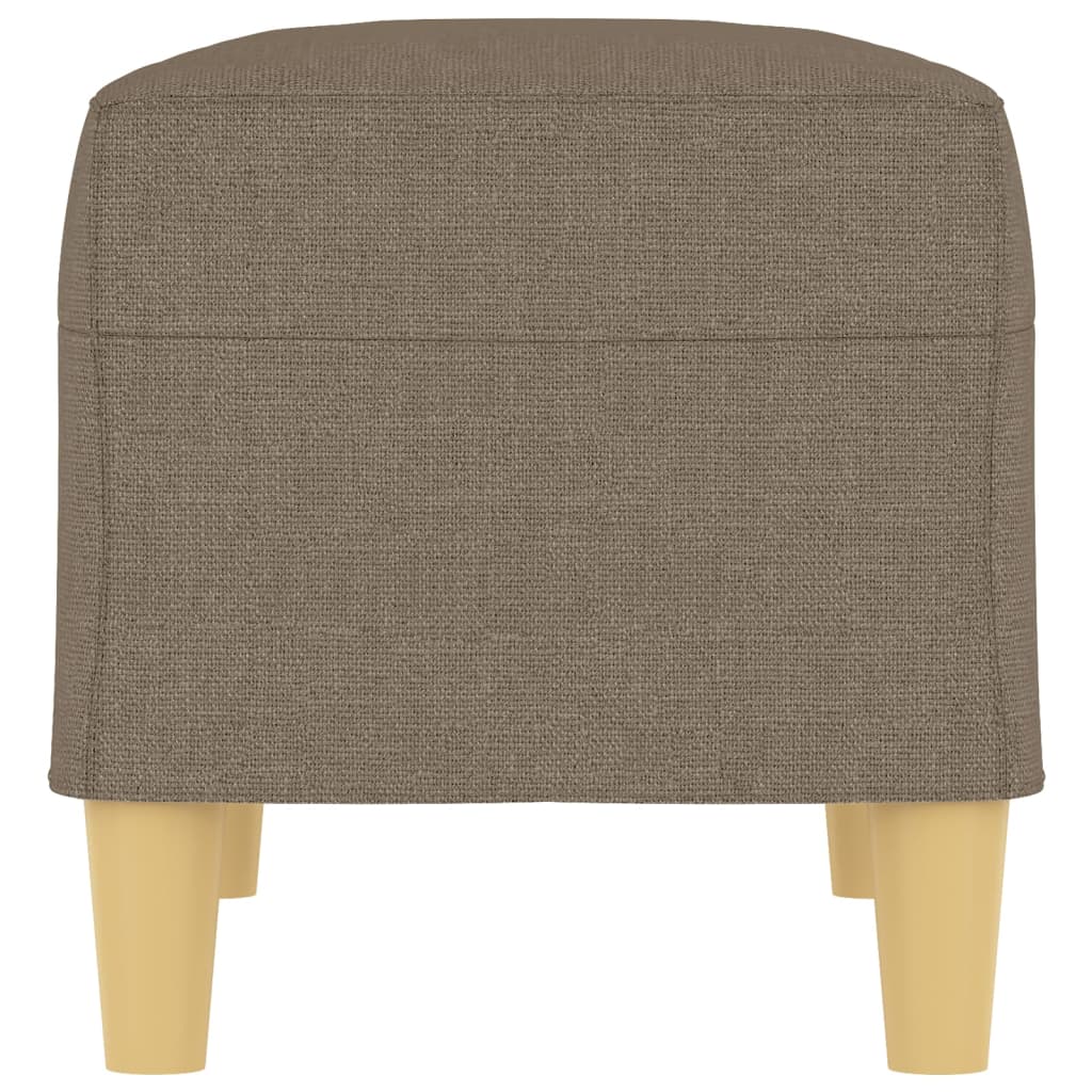 vidaXL Ławka, taupe, 70x35x41 cm, tapicerowana tkaniną