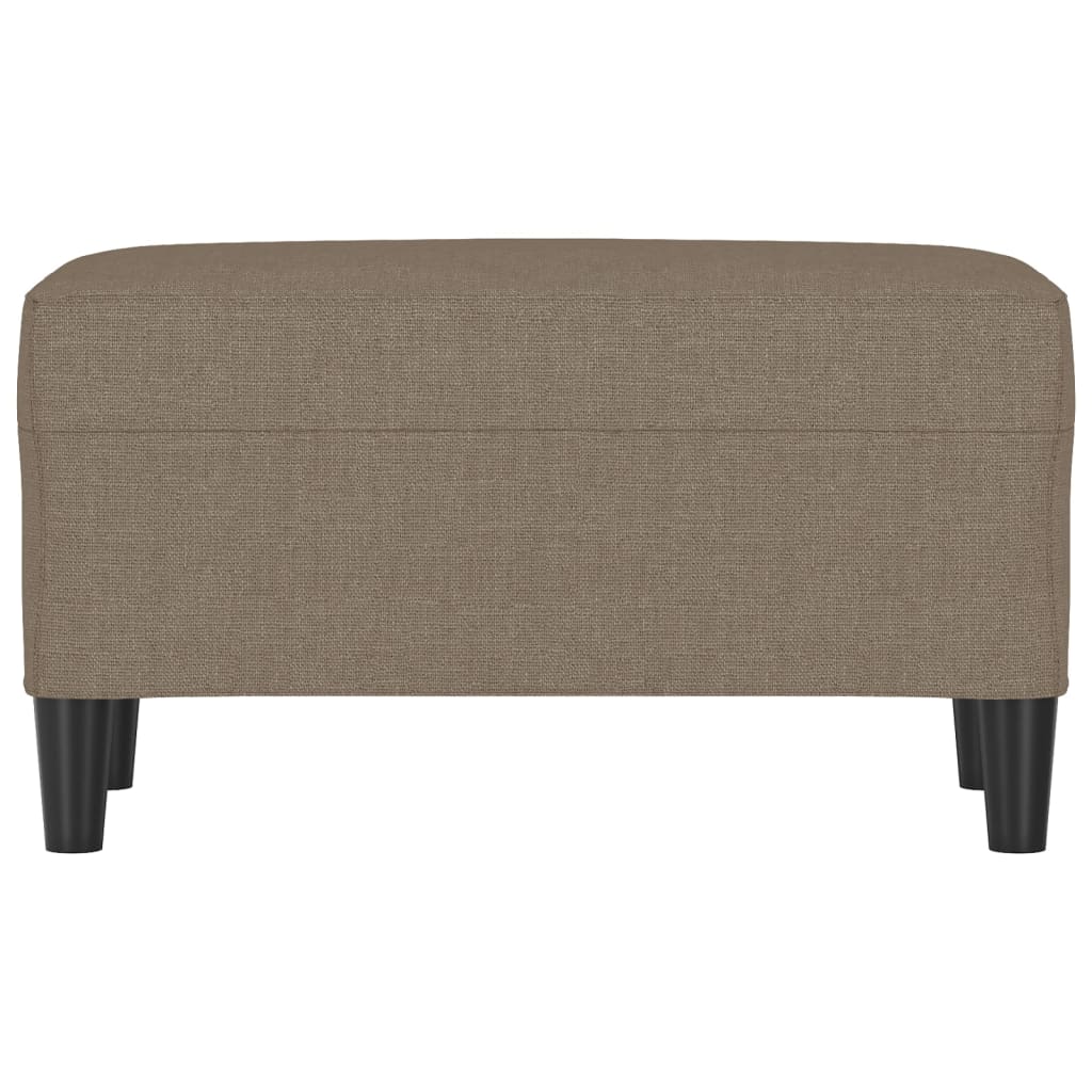 vidaXL Ławka, taupe, 70x35x41 cm, tapicerowana tkaniną